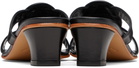 Martiniano Black Medalia Heeled Sandals