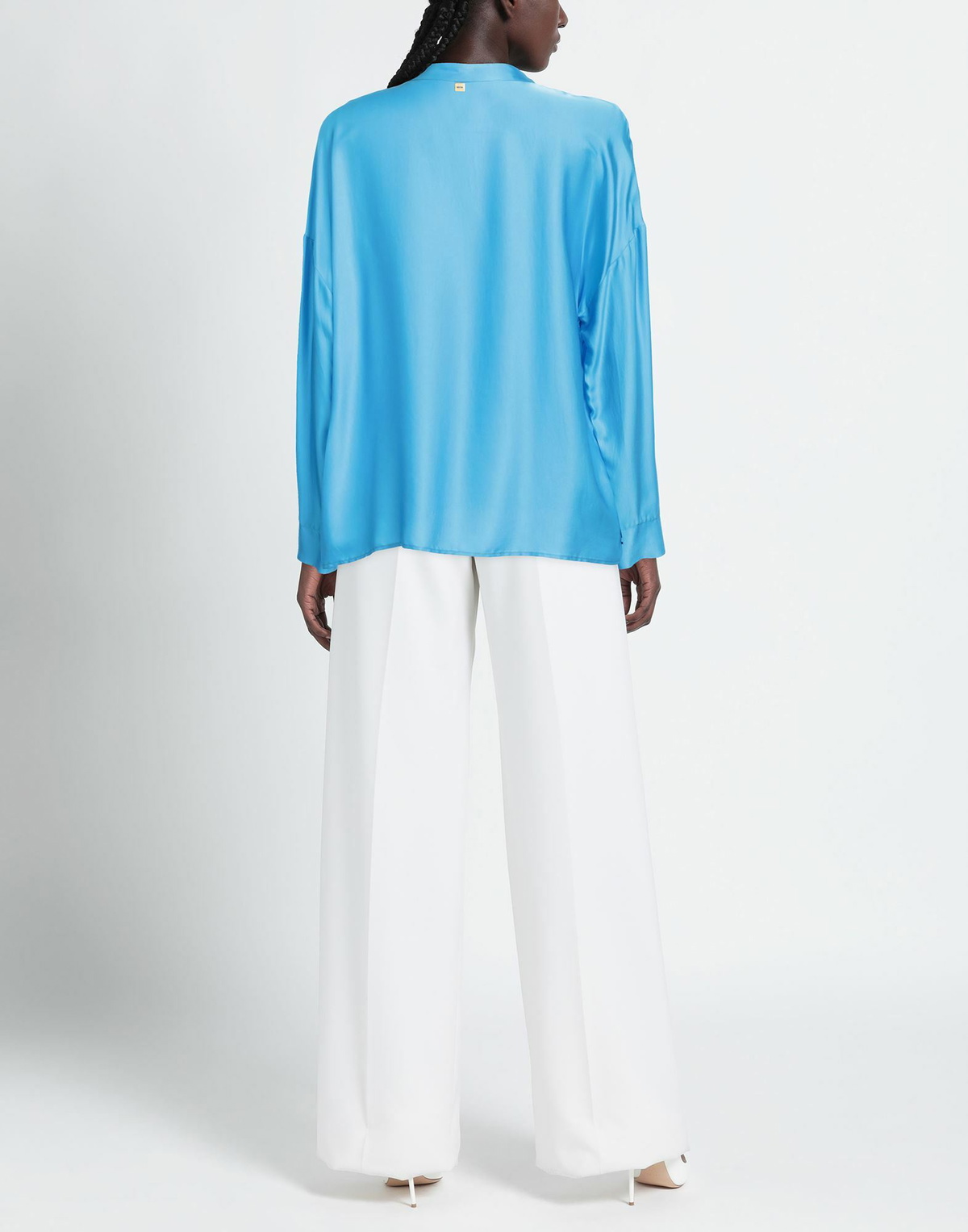 Manila Grace Womens Top Azure
