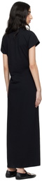 LESET Black Margo Maxi Dress