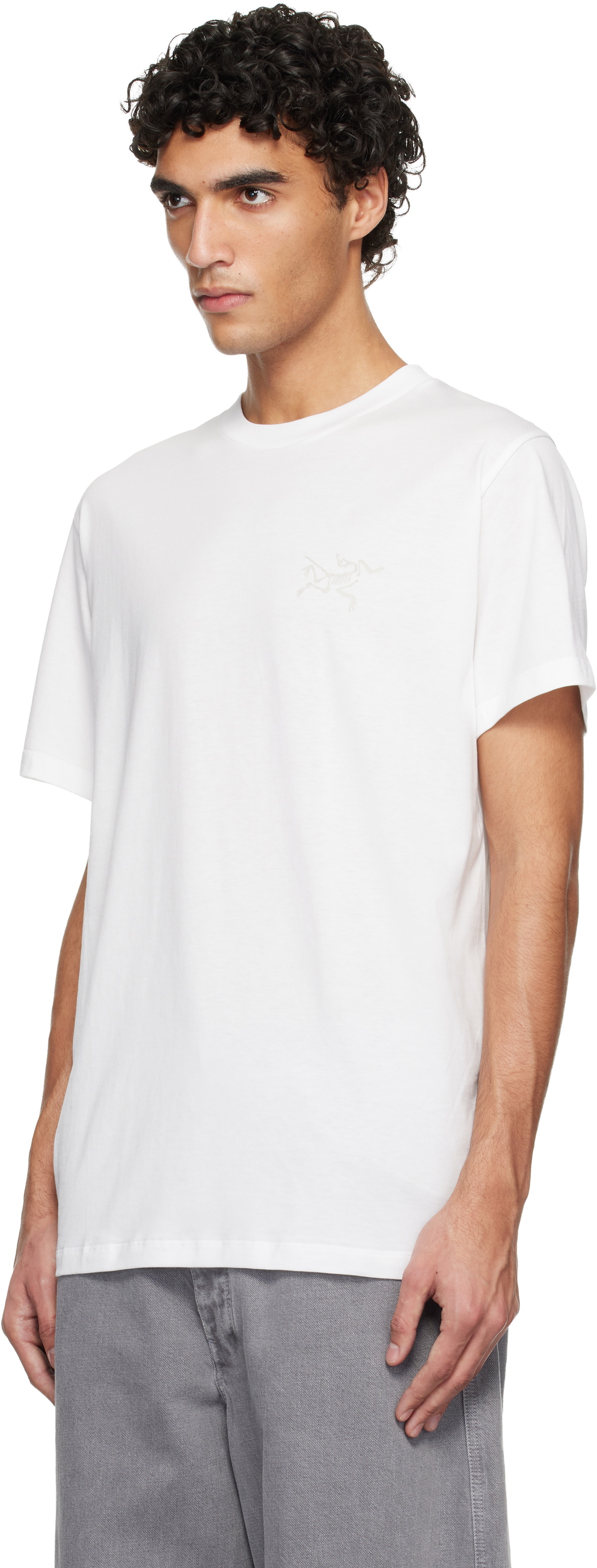 Arc'teryx White Kragg SL Cotton SS T-shirt