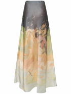 ZIMMERMANN - Lyrical Printed Silk Midi Skirt