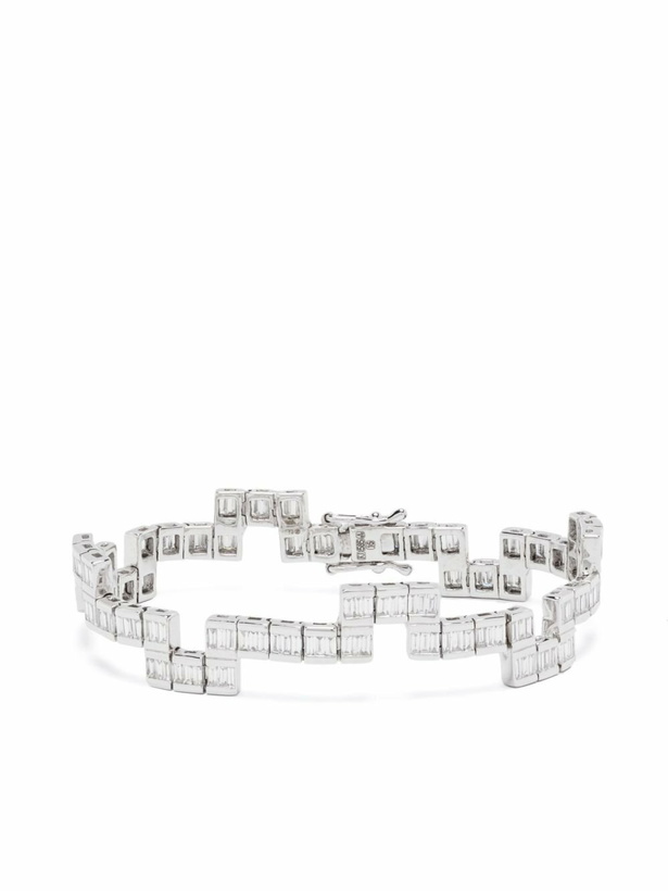 Photo: Kolours 14K White Gold Diamod Bracelet