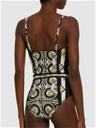 TORY BURCH Printed Underwire One Piece Swimsuit