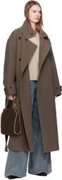 Stella McCartney Brown Falabella Mini Suede Bag