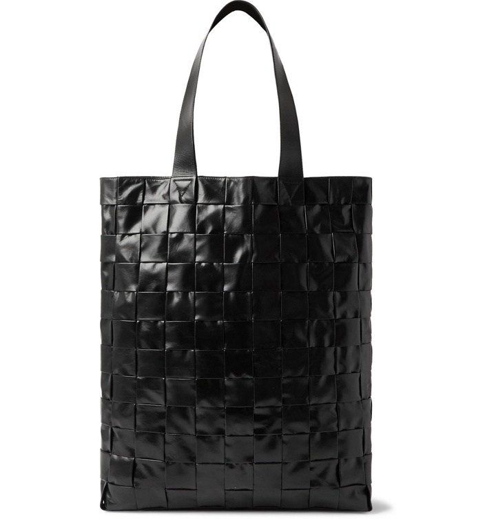 Photo: Bottega Veneta - Intrecciato Leather Tote Bag - Black