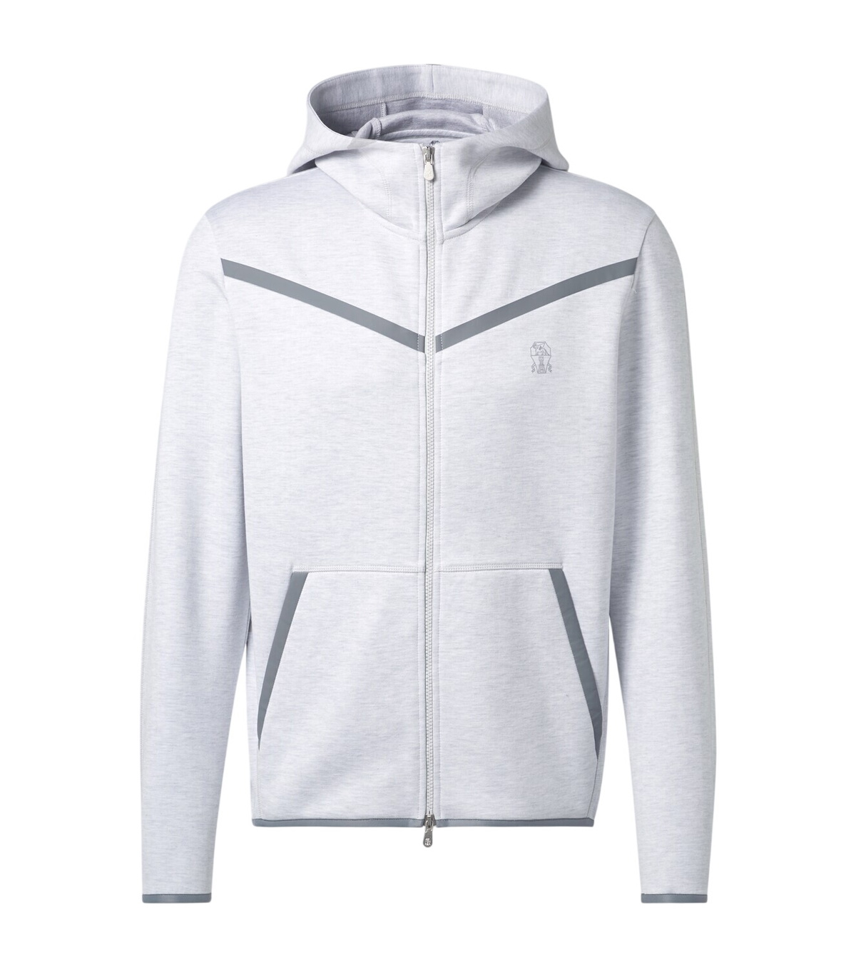 Brunello Cucinelli - Cotton-Blend Jersey Zip-Up Hoodie