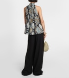 Proenza Schouler Printed high-neck top