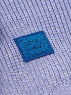 Acne Studios - Logo-Appliquéd Ribbed Wool-Blend Balaclava