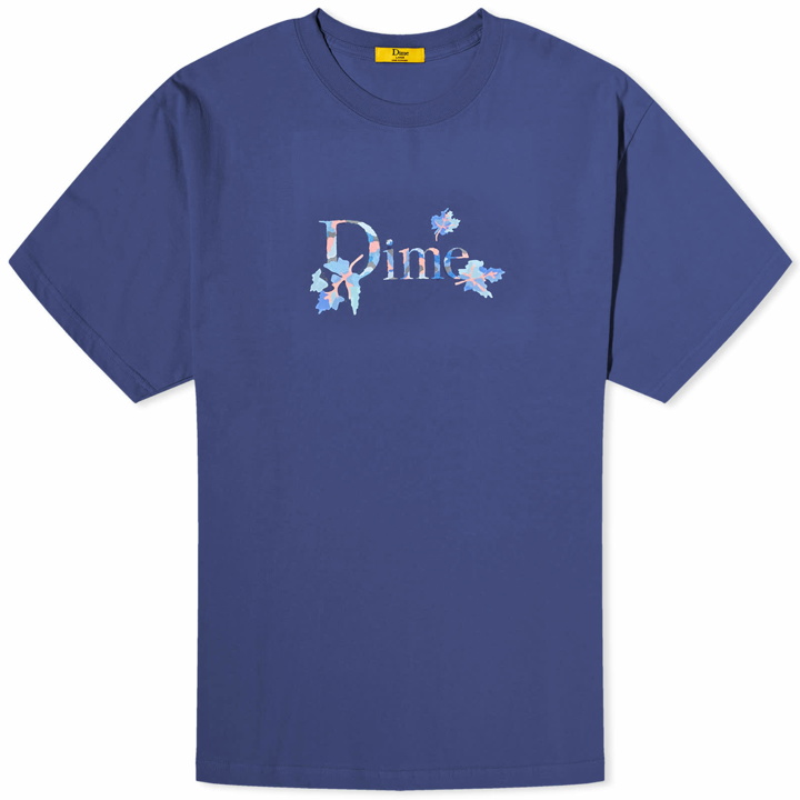 Photo: Dime Men's Classic Leafy T-Shirt in Navy