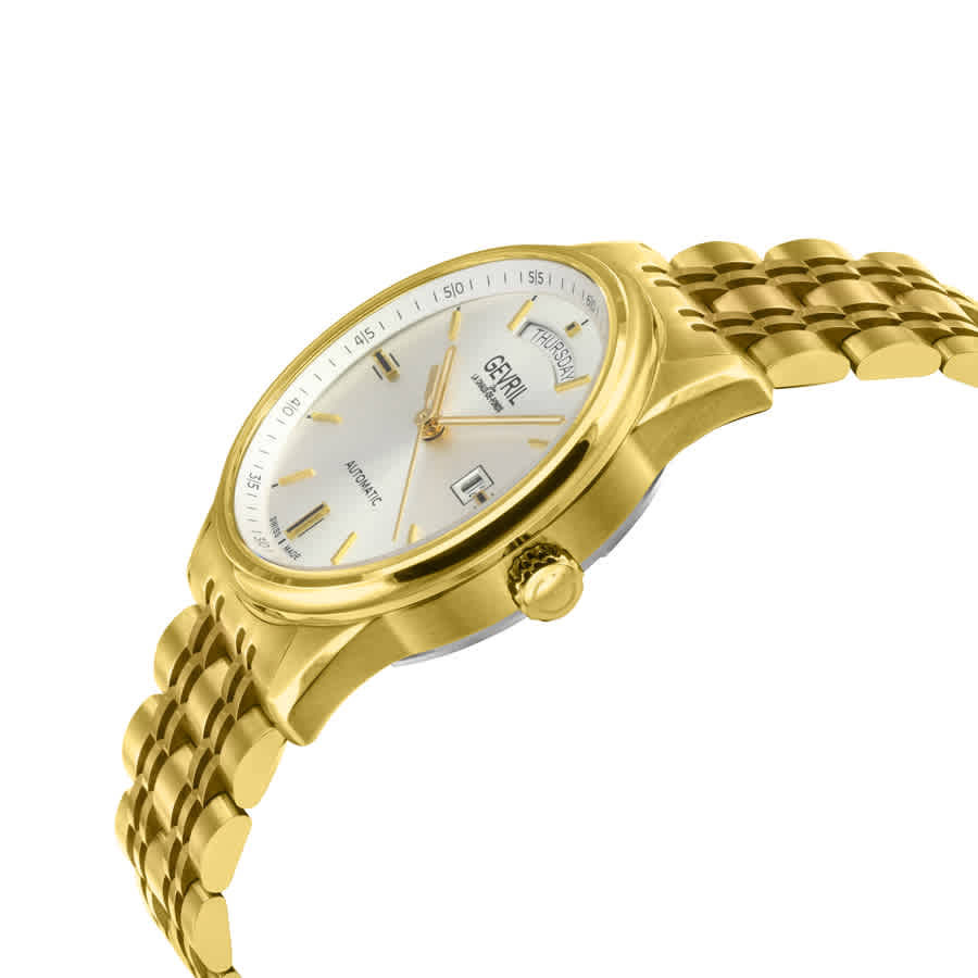 Gevril Excelsior Automatic Silver Dial Mens Watch 48203B