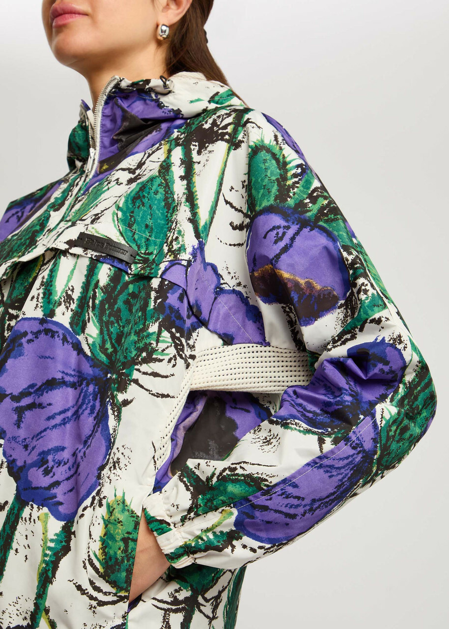 Wales Bonner Bloom Printed Hooded Shell Jacket Multicoloured 1