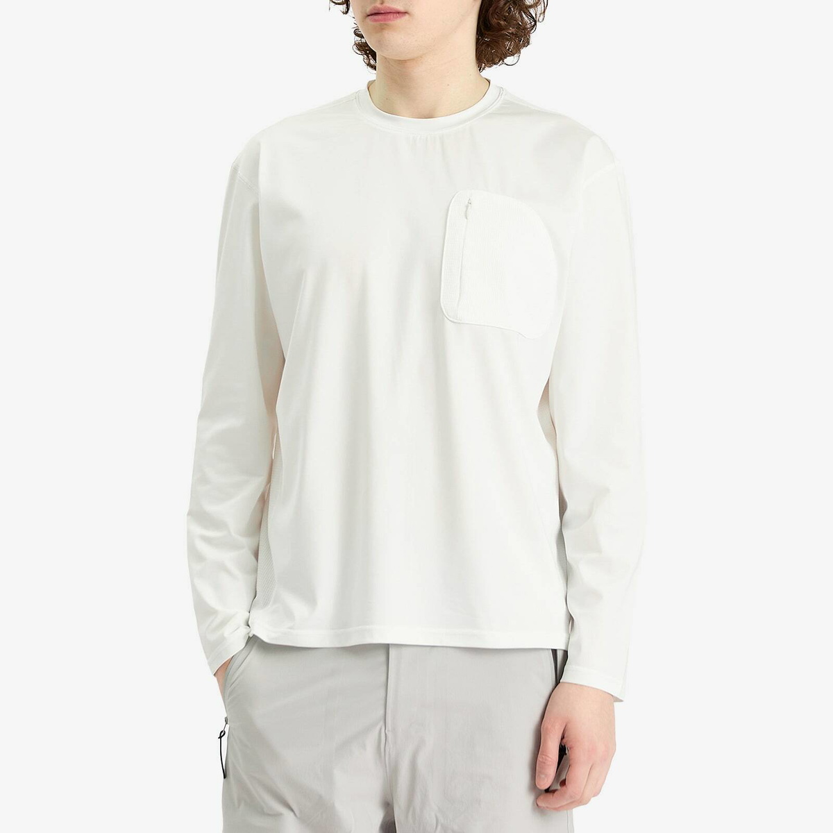 Hiking Patrol Men's Long Sleeve T-Shirt in White