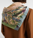 Etro Norma floral silk scarf