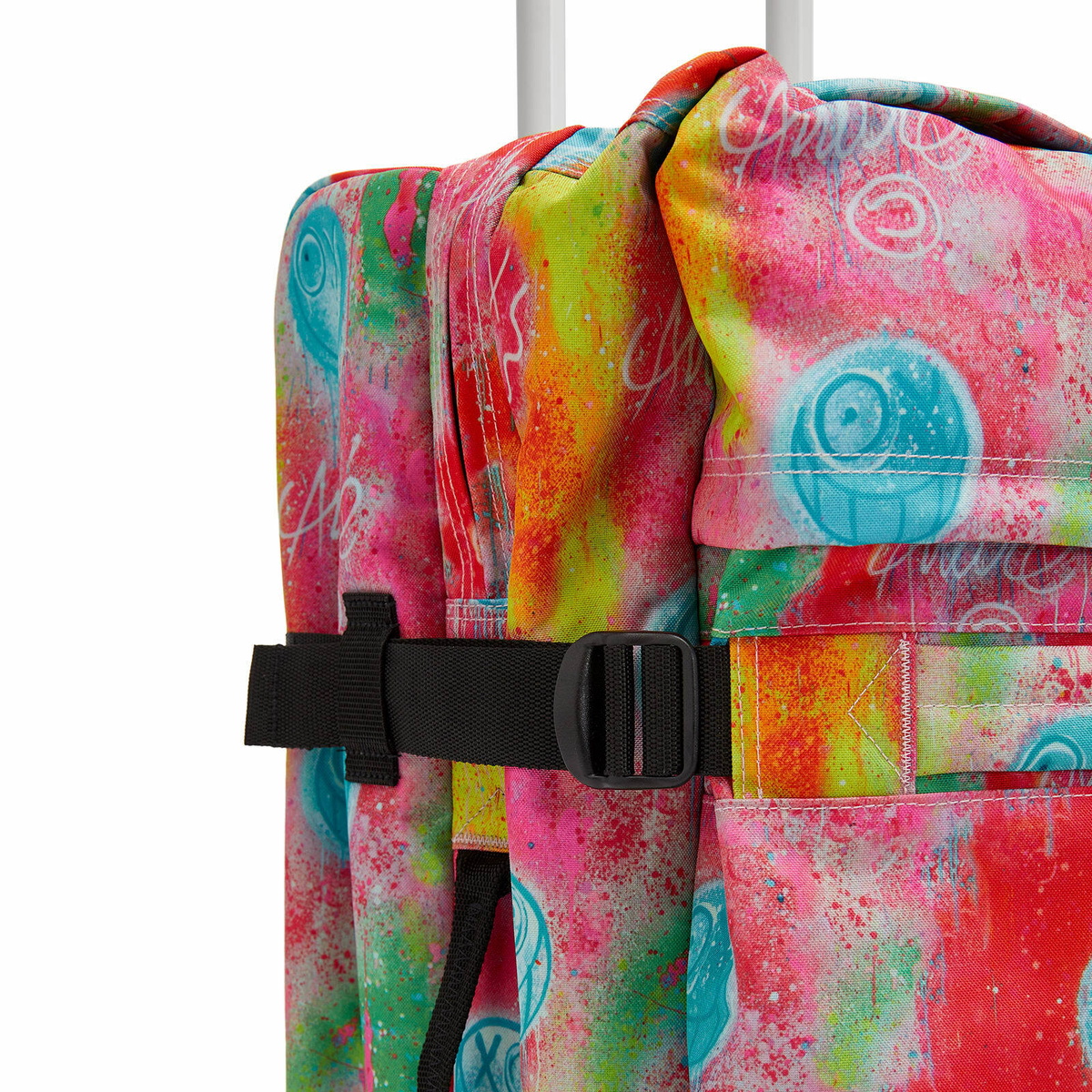 Eastpak x André Saraiva Transit'r Medium Suitcase in Fluo Clouds 