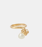 Dolce&Gabbana Capri DG faux pearl-embellished ring