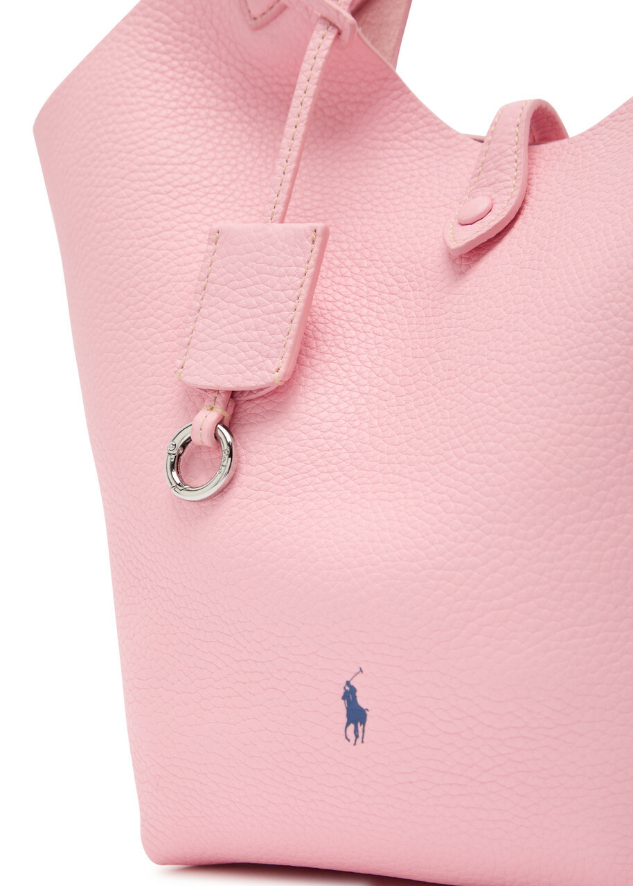 Polo Ralph Lauren Player Medium Grained Leather Tote bag - Light Pink - One Size