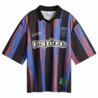 Le Père Men's Sports Jersey in Blue/Black Stripe