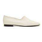 Lemaire Off-White Leather Loafers