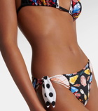 Dolce&Gabbana Capri printed halterneck bikini