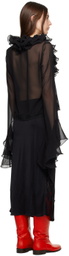 VAILLANT Black FrouFrou Blouse
