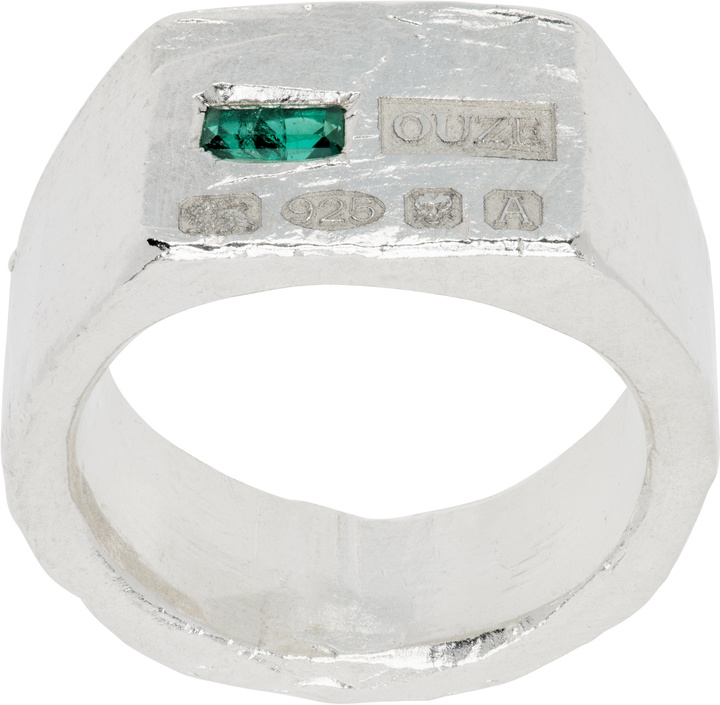 Photo: The Ouze Emerald Hallmark Signet Ring