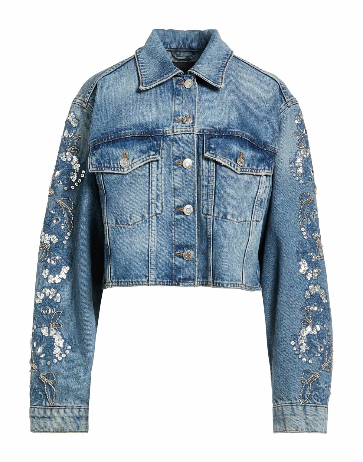Maje Womens Denim outerwear in Blue