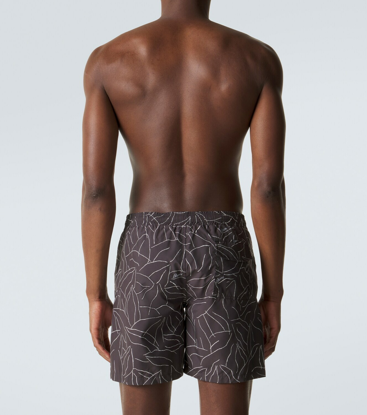 Brioni Printed swim trunks