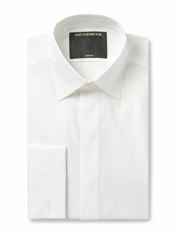 Photo: Favourbrook - Gatsby Cotton-Poplin Shirt - White