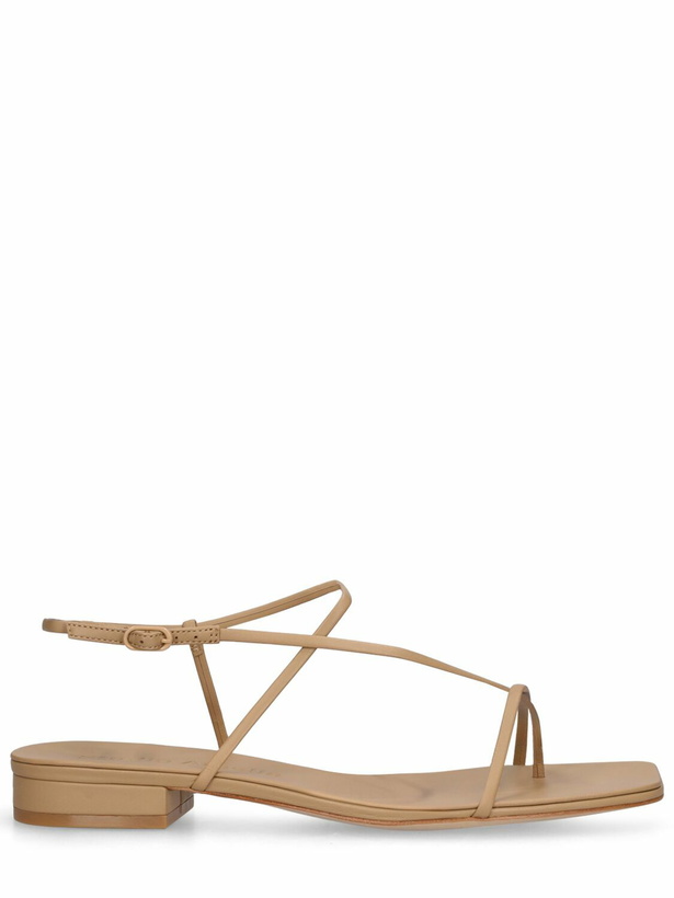 Photo: STUDIO AMELIA 10mm Cross Front Leather Flats