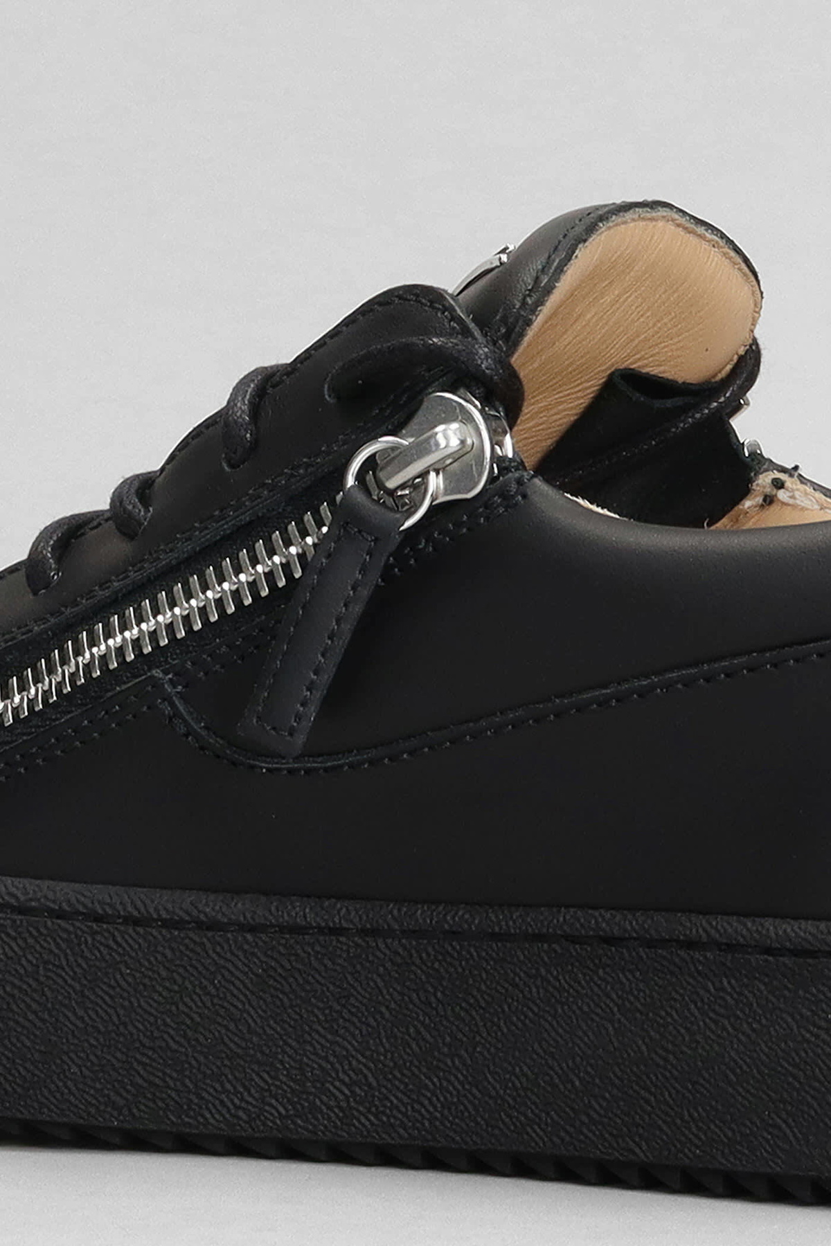 Giuseppe Zanotti Frankie Sneakers In Black Leather