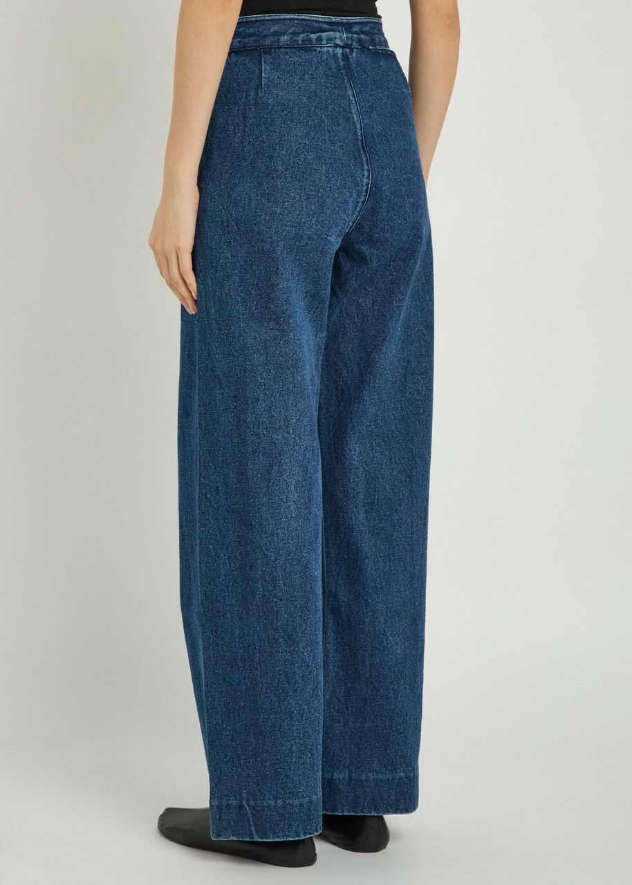 Bode Sailor Wide-leg Denim Trousers