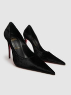 CHRISTIAN LOUBOUTIN 100mm Kate Max Glittered Velvet Pumps