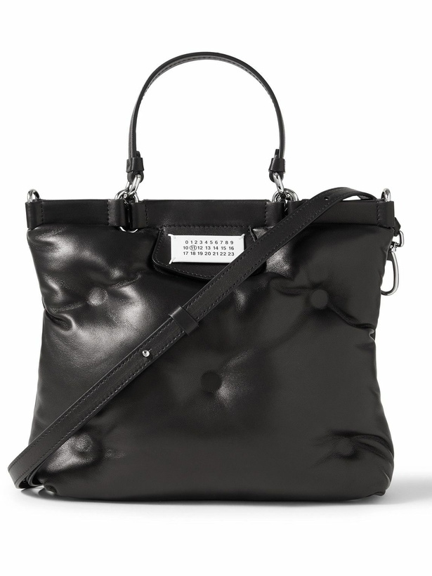 Photo: Maison Margiela - Glam Slam Logo-Appliqued Padded Leather Tote Bag