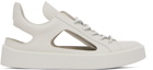 At.Kollektive White Kostas Murkudis Edition Cutout Sneakers