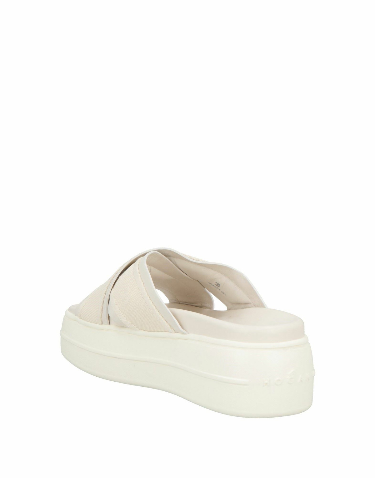Hogan Womens Sandals Ivory