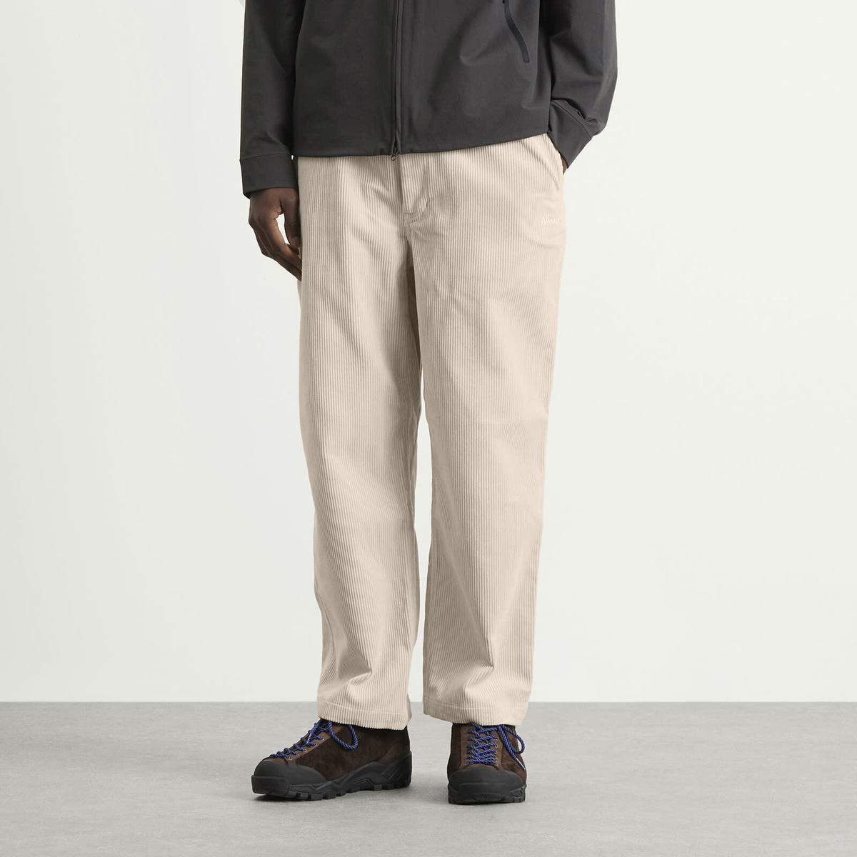 NANGA Men's Corduroy Climbing Trousers in Ivory