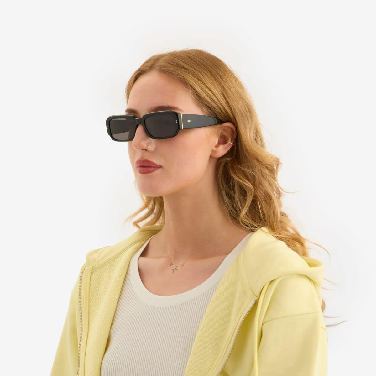 Retrosuperfuture Etrusco Sunglasses in Black 