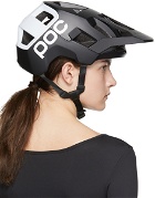POC Black & White Kortal Race MIPS Cycle Helmet