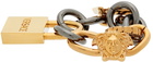 Versace Gold Padlock Chain Bracelet