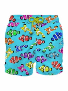 MC2 Saint Barth Man Classic Swim Shorts With Multicolor Clownfish Print