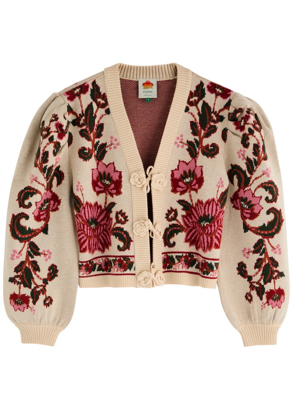 knee length dresses for ladies Cream Cashew Mandala Long Sleeve Blouse – Fourteenth Boutique