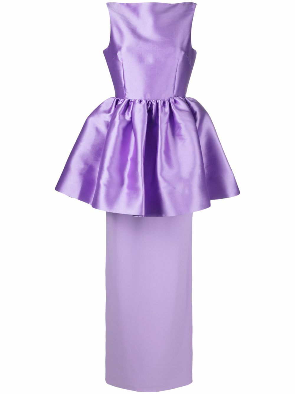 chinese dress ladies Abigail Velvet Off Shoulder Bubble Hem Peplum Maxi Dress (Archive Sale main image 0