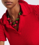 Jennifer Behr Maraschino beaded necklace