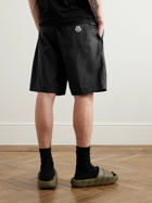 Moncler - Straight-Leg Logo-Appliquéd Nylon Bermuda Shorts - Black