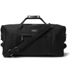 Saturdays NYC - Norfolk Leather-Trimmed Cotton-Canvas Holdall - Black