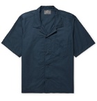Private White V.C. - Camp-Collar Cotton-Poplin Shirt - Blue