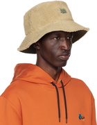 Paul Smith Khaki Reversible Bucket Hat