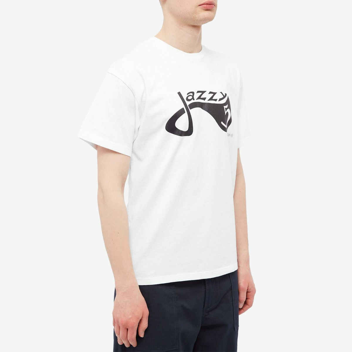 Uniform Experiment Men's Fragment Jazzy Jay 5 T-Shirt in White