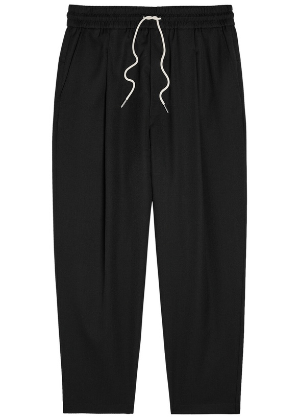 Photo: DRÔLE DE Monsieur Le Pantalon Cropped Cotton Trousers Black