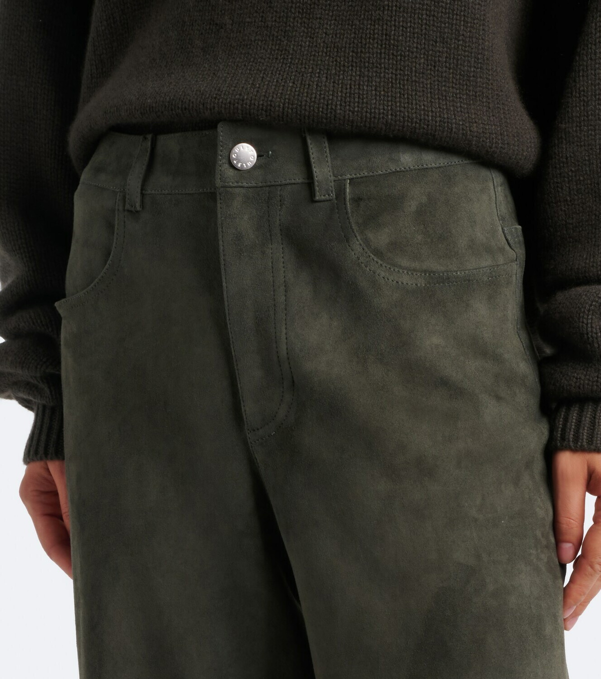 Stouls Mytheo suede wide-leg pants